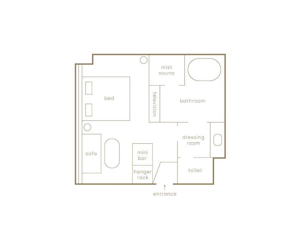 Půdorys ubytování hotel hisoca ikebukuro