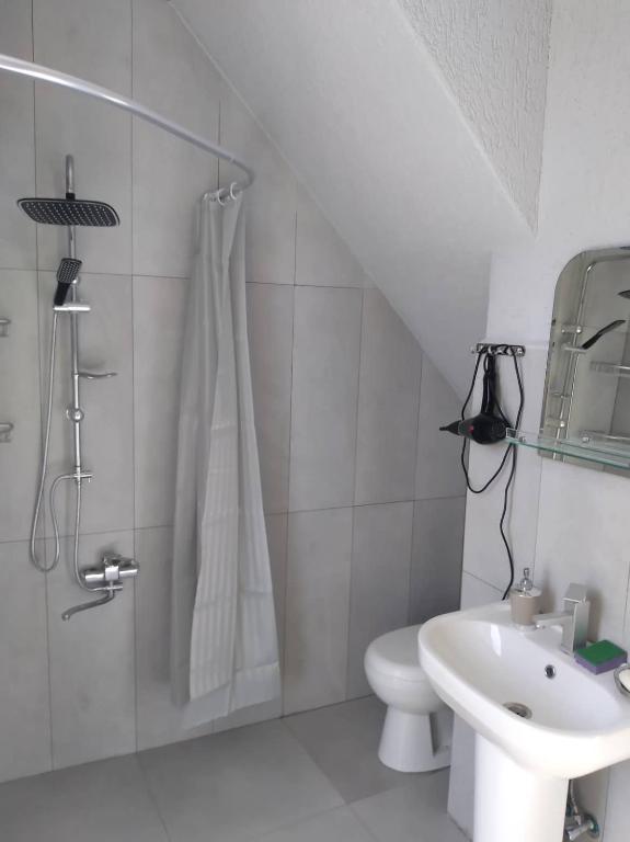 Koupelna v ubytování B&B NaBaDa