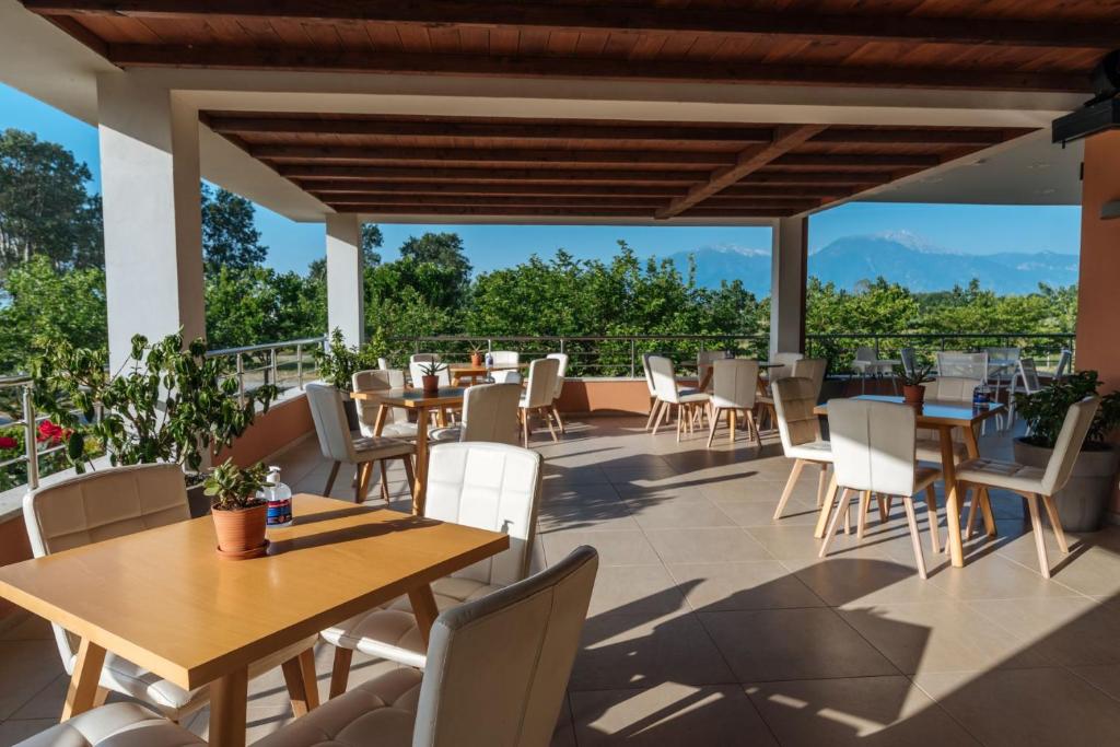 Balkón nebo terasa v ubytování Hotel Giannoulis