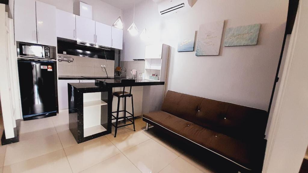 Kuchyň nebo kuchyňský kout v ubytování Bulan Guesthouse Imago