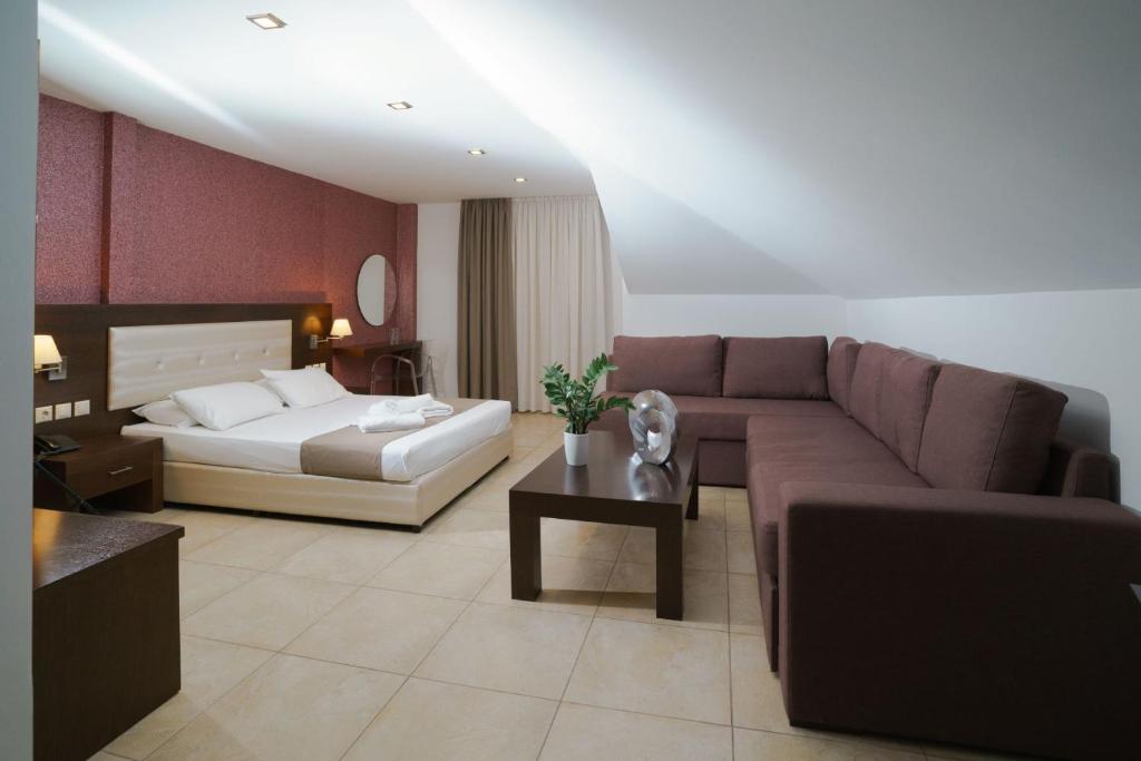 Posezení v ubytování Hotel Giannoulis