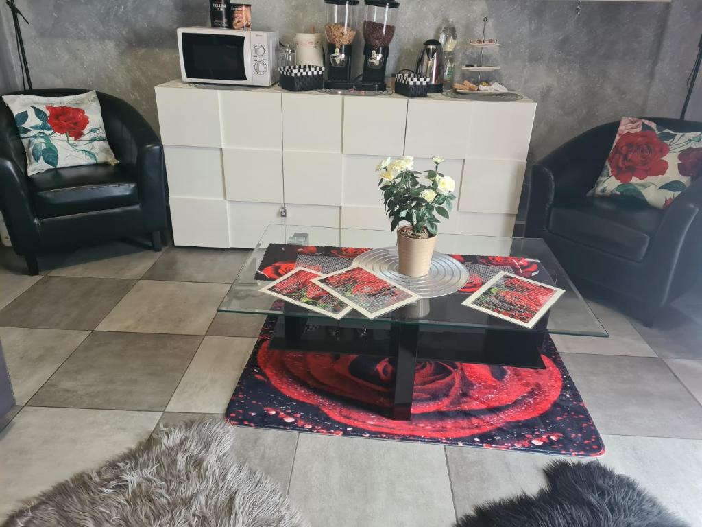 Kuchyň nebo kuchyňský kout v ubytování Petalo rosso