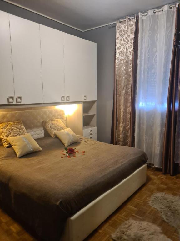 Postel nebo postele na pokoji v ubytování Petalo rosso
