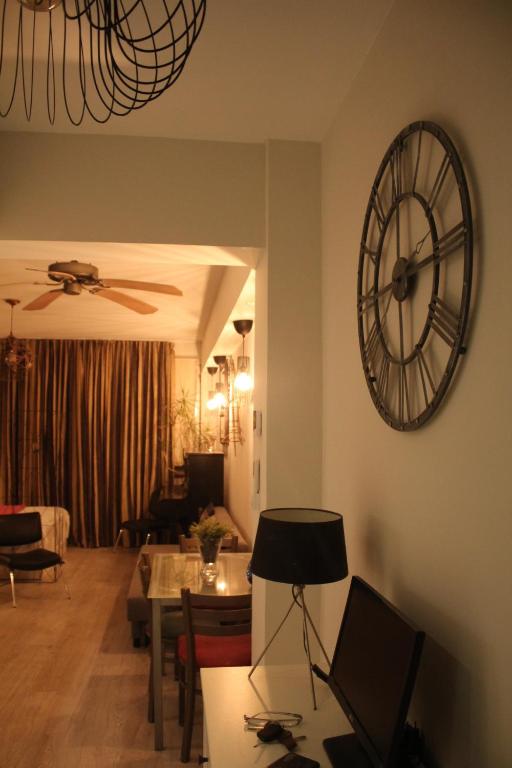 Posezení v ubytování Apartment Art Jazz Music