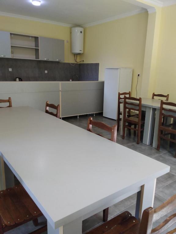 Kuchyň nebo kuchyňský kout v ubytování Gogi Jafaridze's Guesthouse