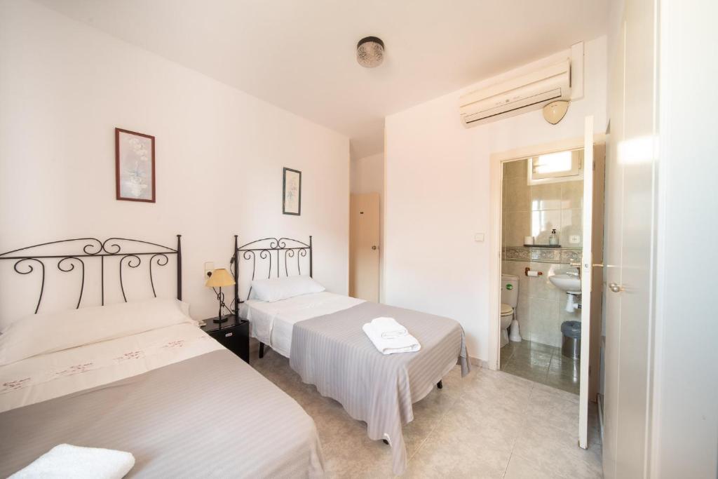 Sitges Beach Hostal - 双床间 - 带露台