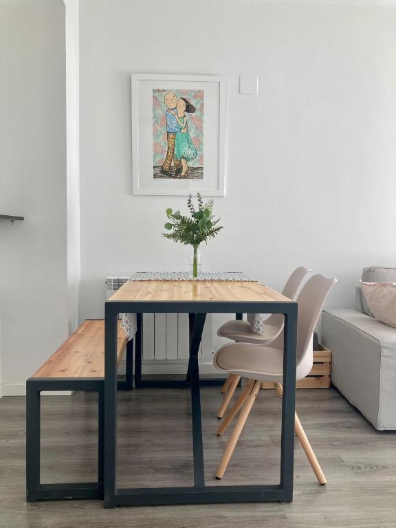 Posezení v ubytování Apartamento centro con parking privado
