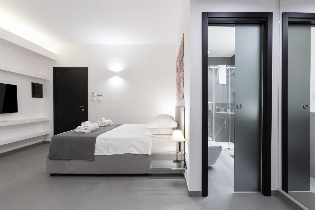 Postel nebo postele na pokoji v ubytování Suite Palermo Apartment