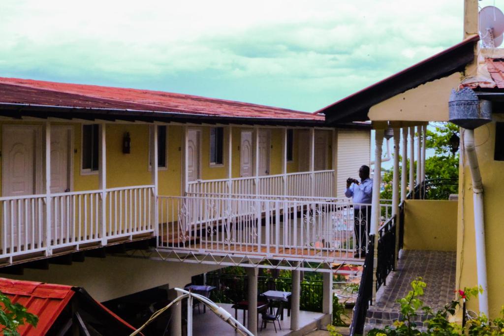 Balkón nebo terasa v ubytování Habitation Des Lauriers