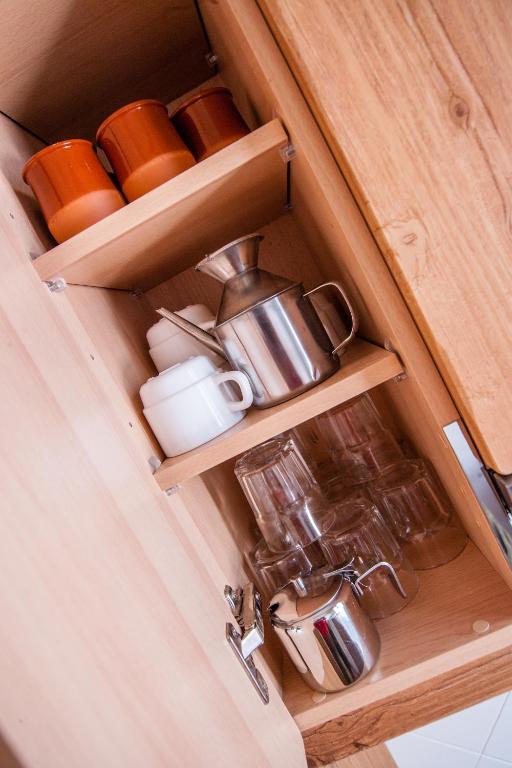 Príslušenstvo na prípravu kávy alebo čaju v ubytovaní Colonia Apartamento Rural