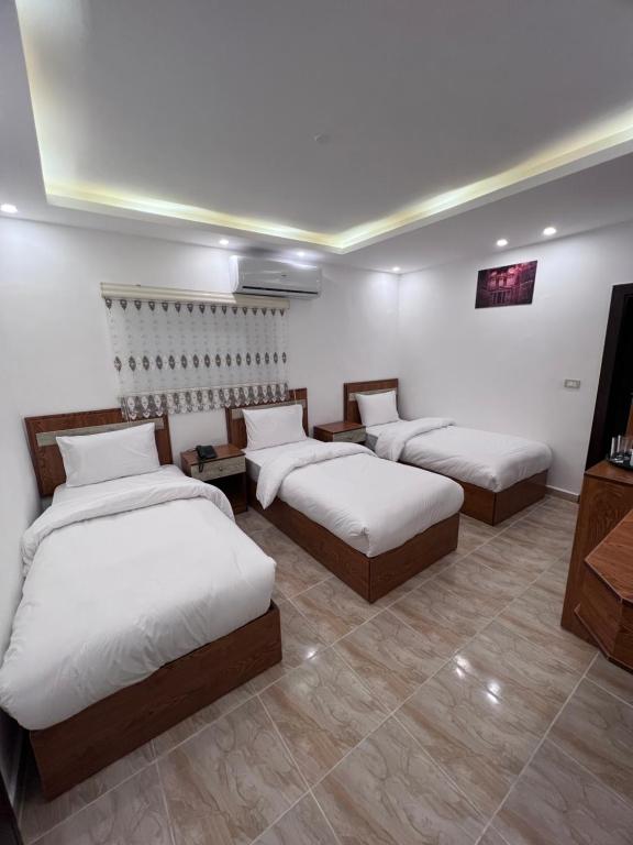 Postel nebo postele na pokoji v ubytování Petra Family Hotel