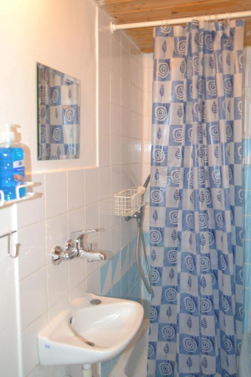 Koupelna v ubytování Horský Hotel Arnica