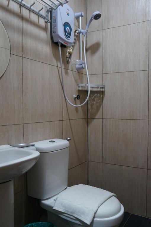 Koupelna v ubytování Unikarya Lodge
