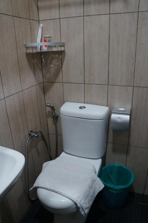 Koupelna v ubytování Unikarya Lodge