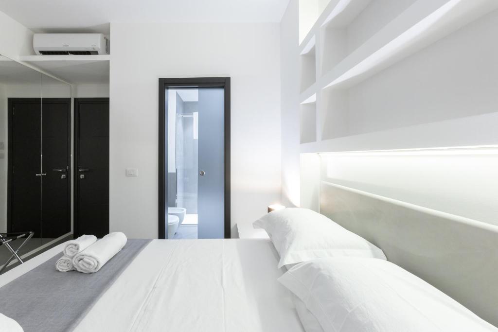 Postel nebo postele na pokoji v ubytování Suite Palermo Apartment