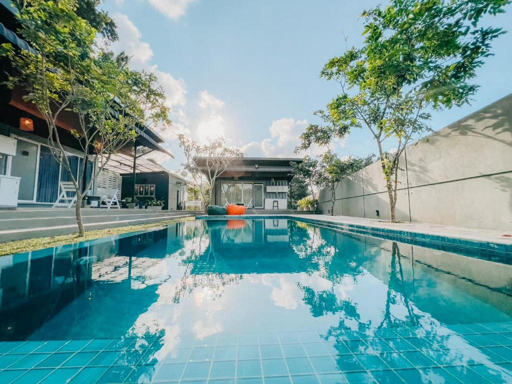 an image of a swimming pool in a house at Container Villa Collection in Kadawatha