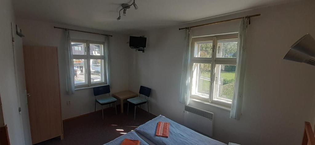 Postel nebo postele na pokoji v ubytování Vila Martin