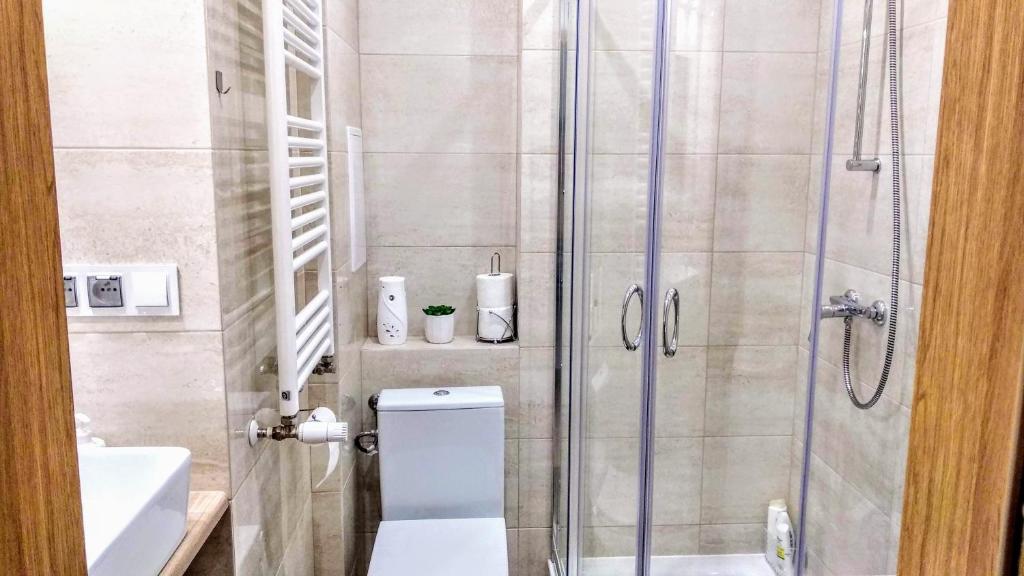 Kúpeľňa v ubytovaní Studio LUX Gaj by Apartamenty na dni Wrocław