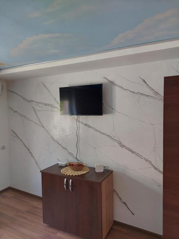 TV a/nebo společenská místnost v ubytování Pro Arte 2