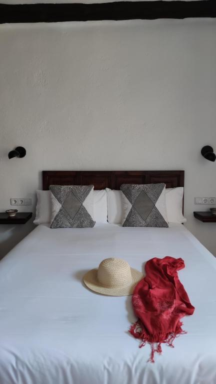Postel nebo postele na pokoji v ubytování Hostal Blavet