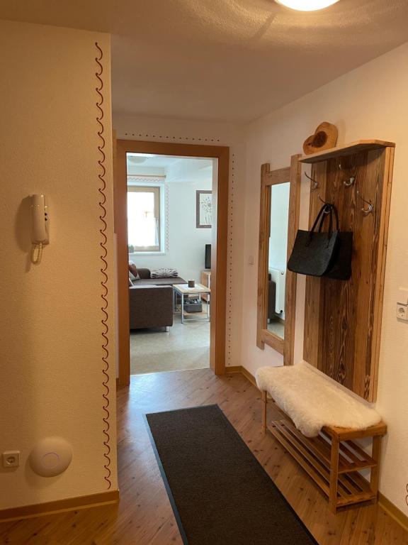 TV a/nebo společenská místnost v ubytování Ferienwohnung Rauch Mathilde