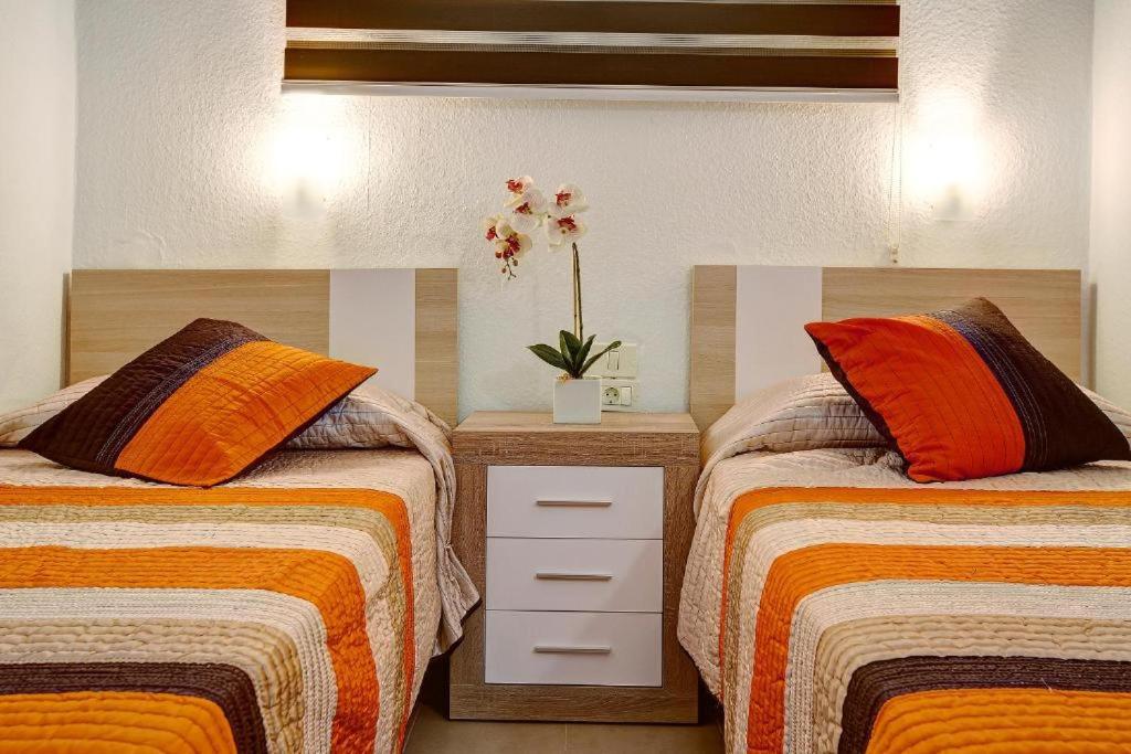 Posteľ alebo postele v izbe v ubytovaní Los Elefantes Beach House
