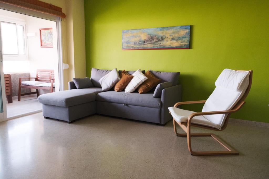 Posezení v ubytování Apartamento Jardines del Mar El Campello, Alicante
