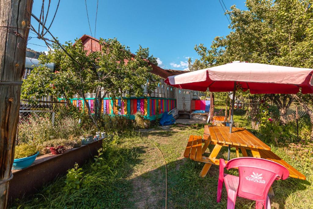 Zahrada ubytování Guest House Nazo