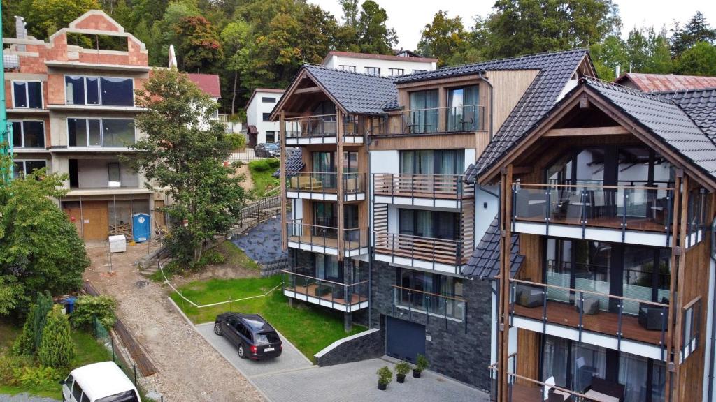 Budova, v ktorej sa apartmán nachádza