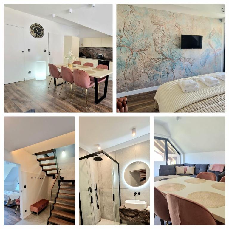 Kuchyňa alebo kuchynka v ubytovaní Apartament Szklarski Widok