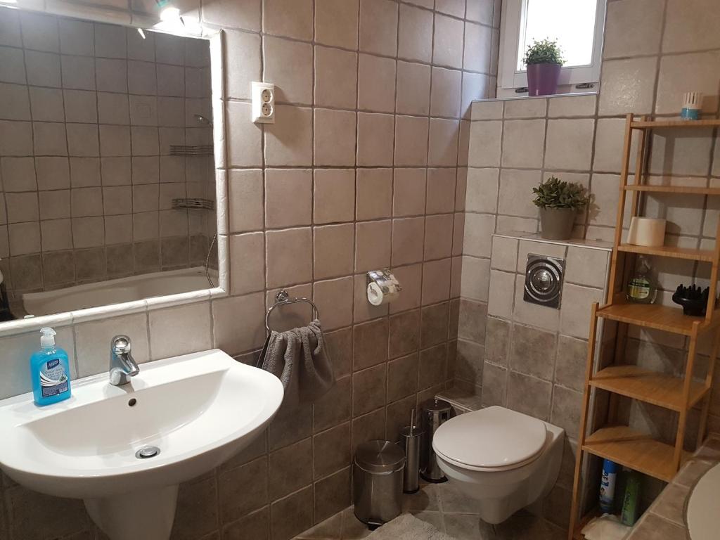Łazienka w obiekcie Ede Apartman