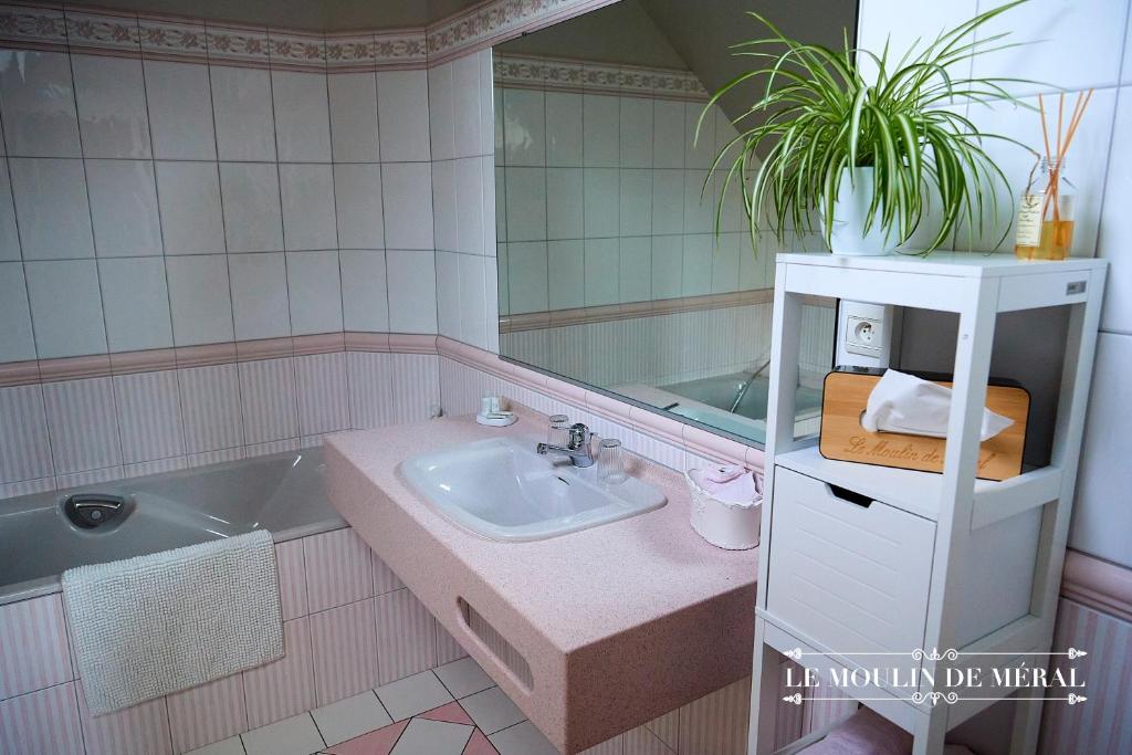 LE MOULIN DE MERAL - Tweepersoonskamer Met Eigen Badkamer
