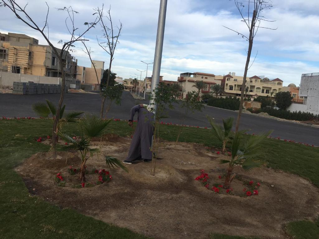 A garden outside Bahga Palace 4 Residential Apartments