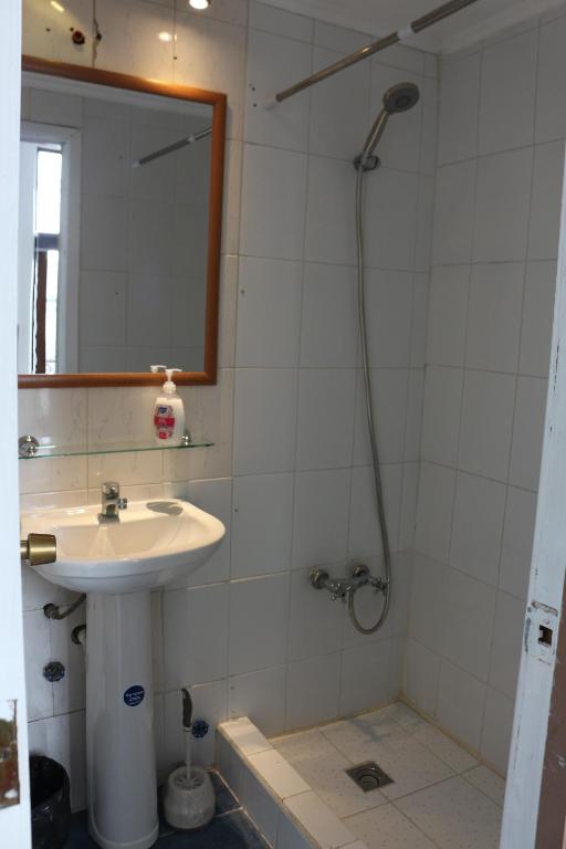 Koupelna v ubytování Hostal Ochen