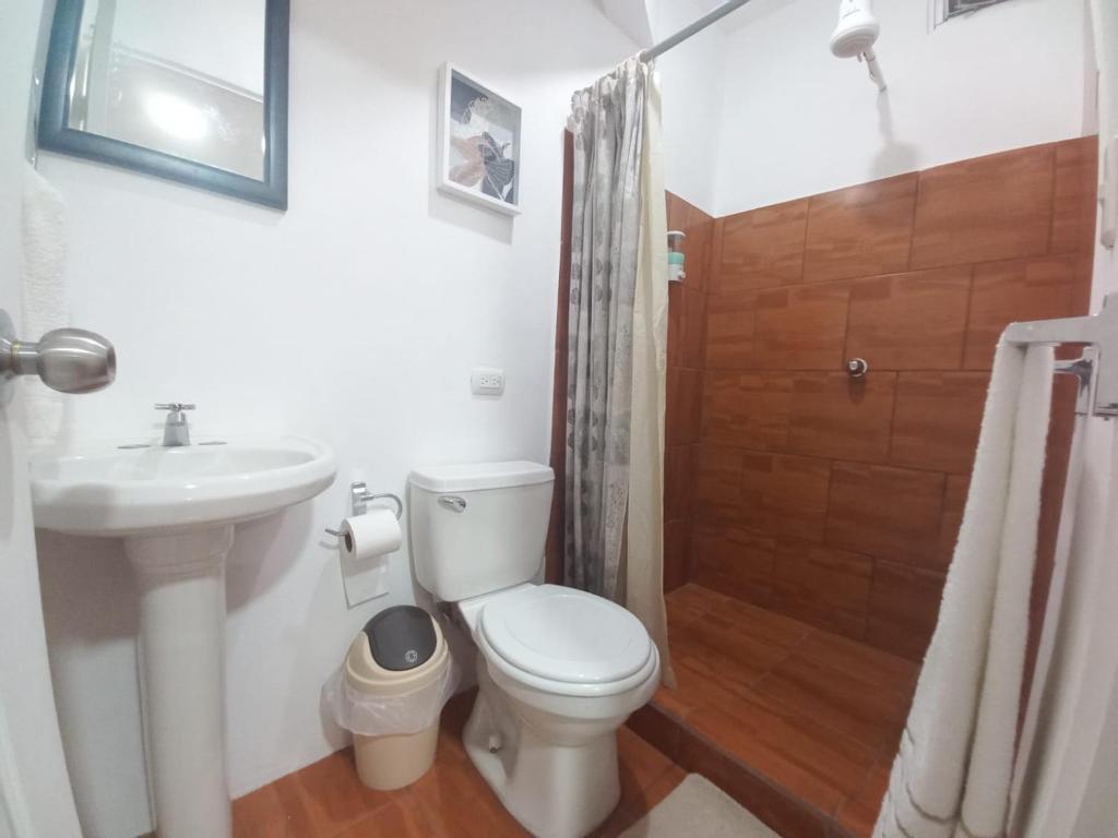 Koupelna v ubytování W's Hostel