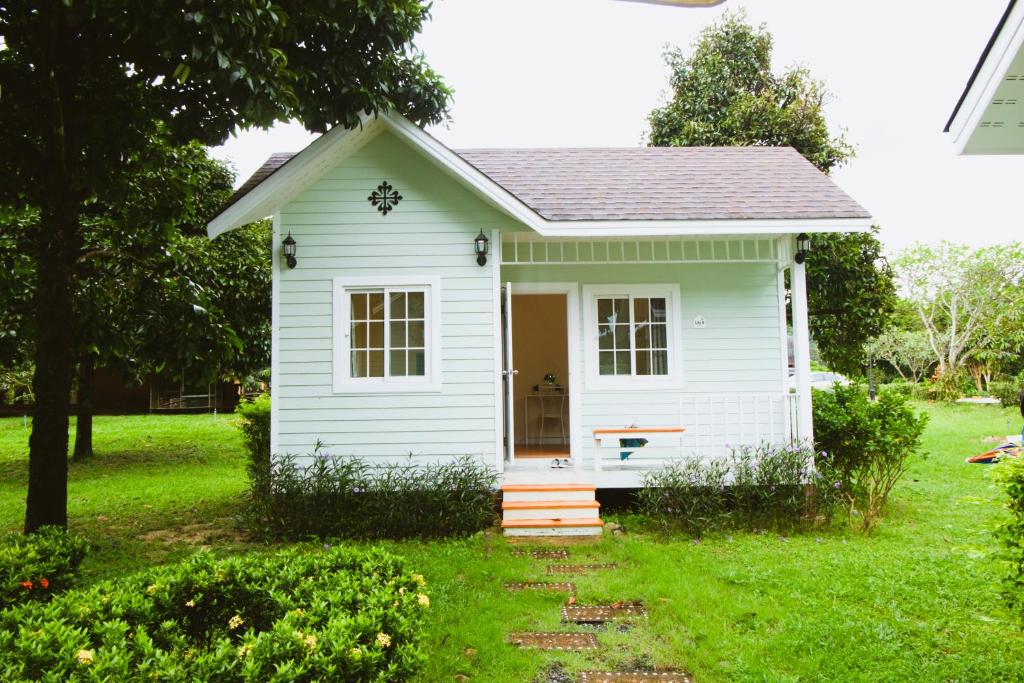 Zahrada ubytování Akantuka Homestay