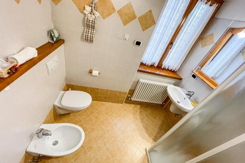 Koupelna v ubytování Room & Breakfast Cà mea Dina