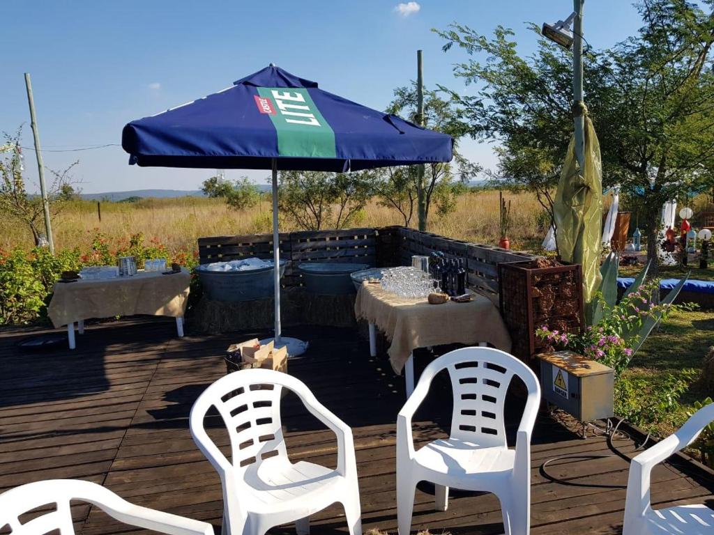 Zahrada ubytování Nyani Lodge Dinokeng