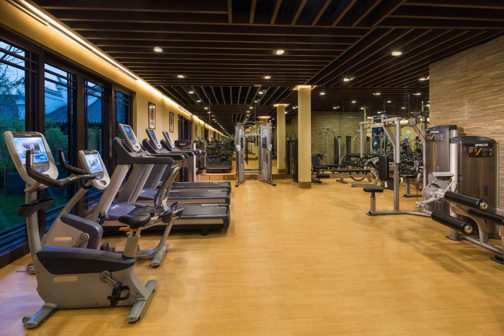 Fitness centrum a/nebo fitness zařízení v ubytování Banyan Tree Yangshuo