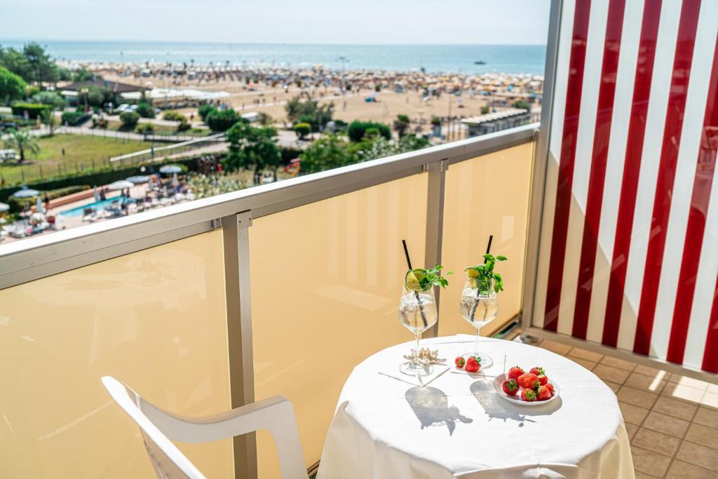 Balkón nebo terasa v ubytování Hotel Excelsior