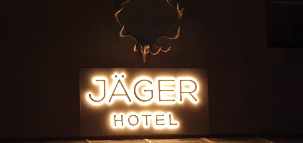 Certifikát, hodnocení, plakát nebo jiný dokument vystavený v ubytování Jägerhotel