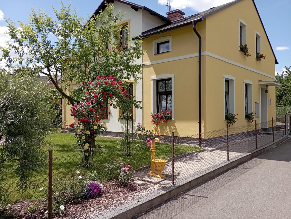 Zahrada ubytování Apartment Pavel