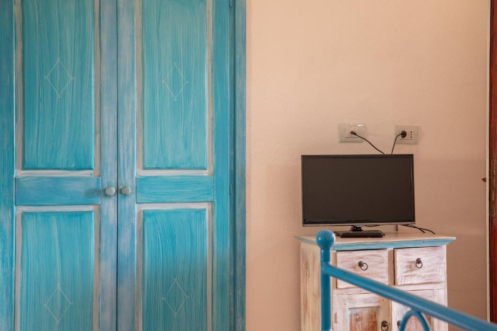 Telewizja i/lub zestaw kina domowego w obiekcie Casa Gallo