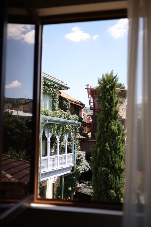 Balkón nebo terasa v ubytování Mukhrantubani Boutique Hotel