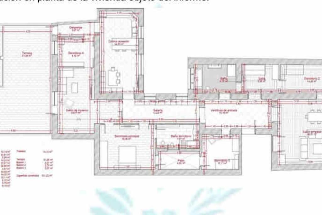 Plan piętra w obiekcie Gran casa señorial de 300m en centro histórico