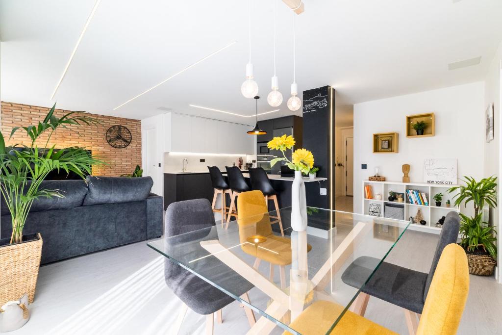 Kuchyňa alebo kuchynka v ubytovaní Apartamento inteligente con vistas a la Alhambra