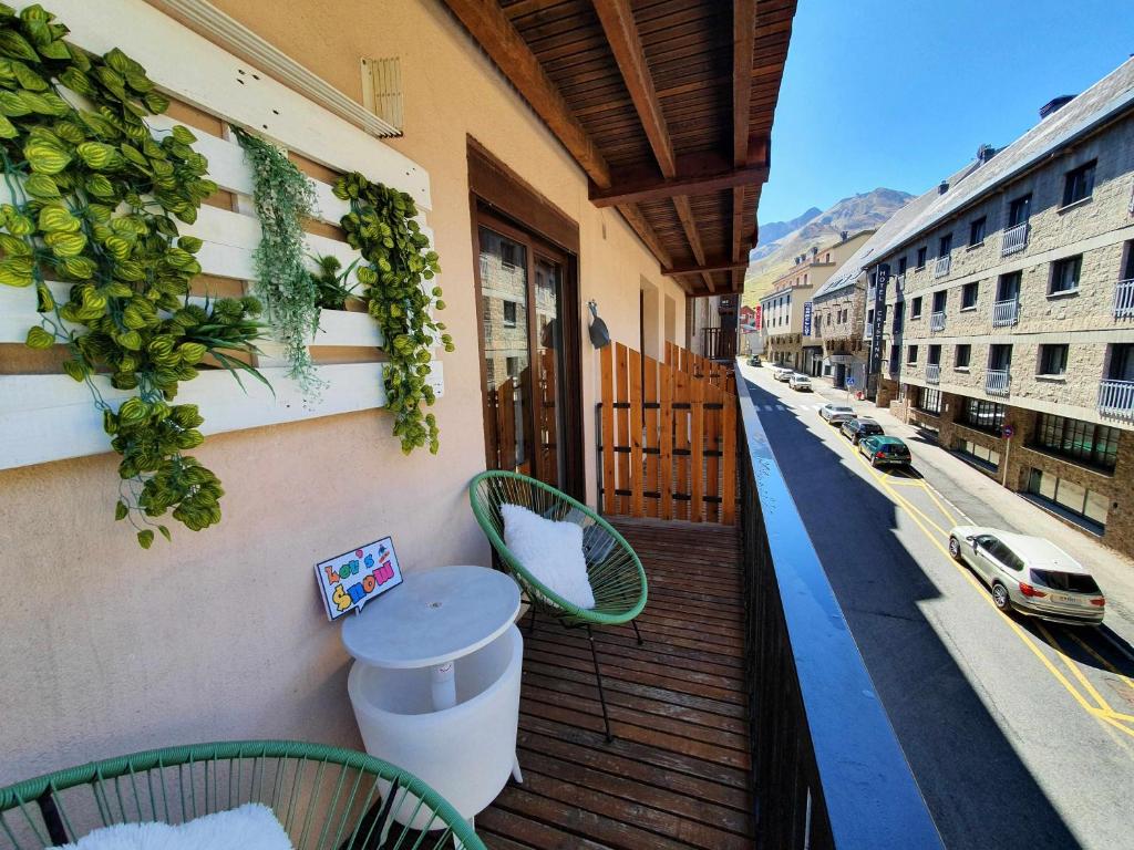 Nespecifikovaný výhled na hory nebo výhled na hory při pohledu z apartmánu