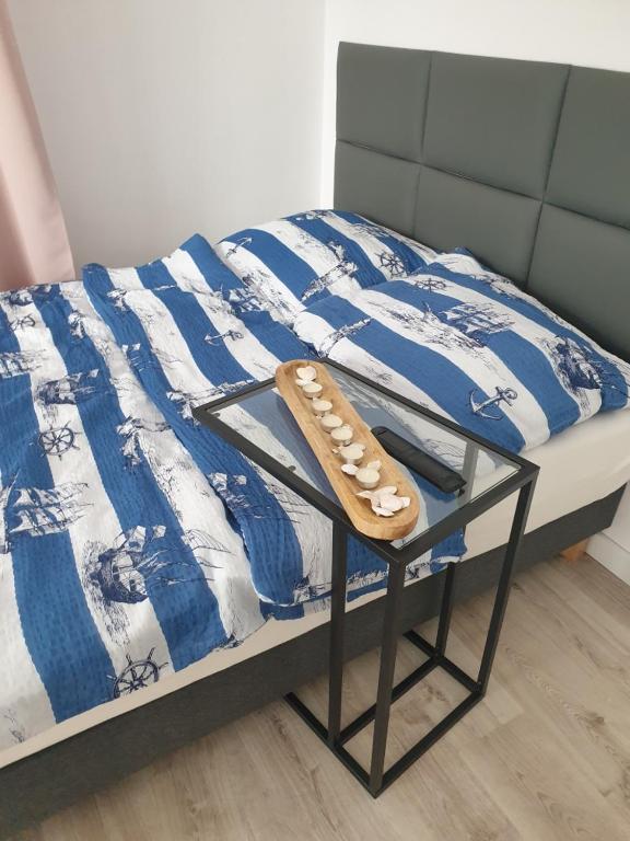 Posteľ alebo postele v izbe v ubytovaní Pokoje u Honi