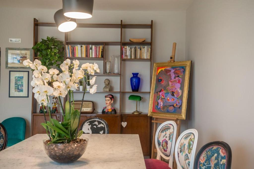 Knihovna v bed and breakfast