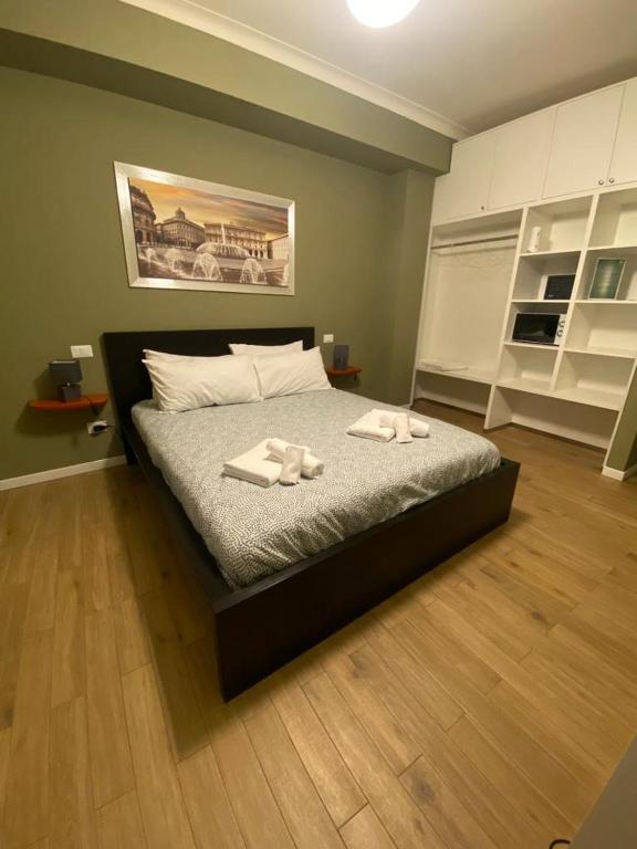 Postel nebo postele na pokoji v ubytování B&B Fossatello affittacamere